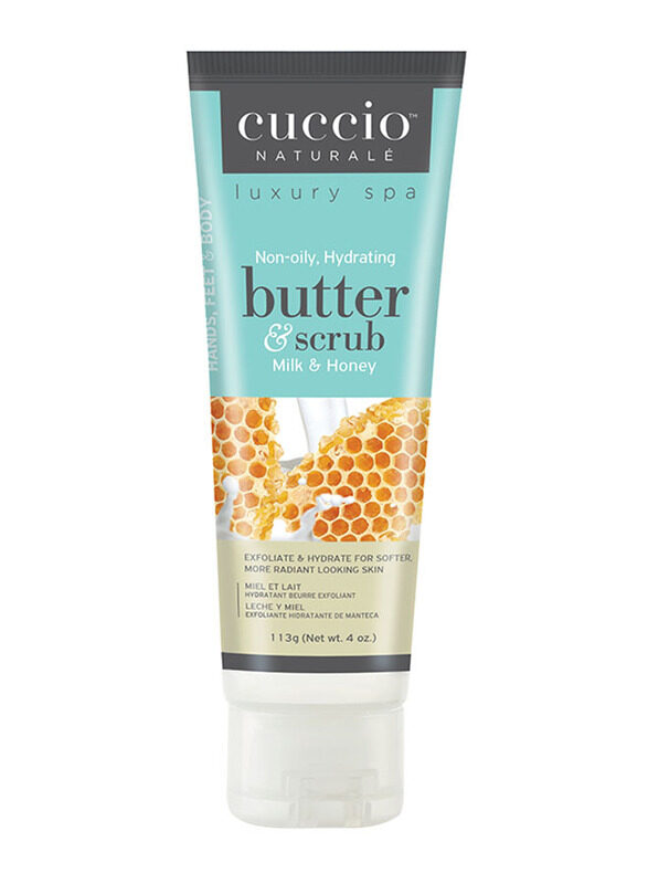 

Cuccio Non-Oily Hydrating Scrub Milk & Honey, 118ml