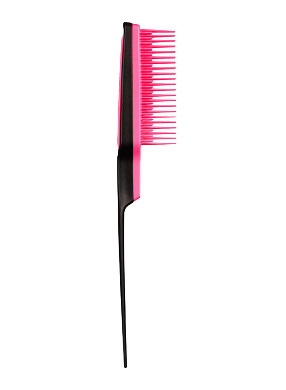 Tangle Teezer Back Combing Hair Brush, Pink Embrace/Black, 1 Piece