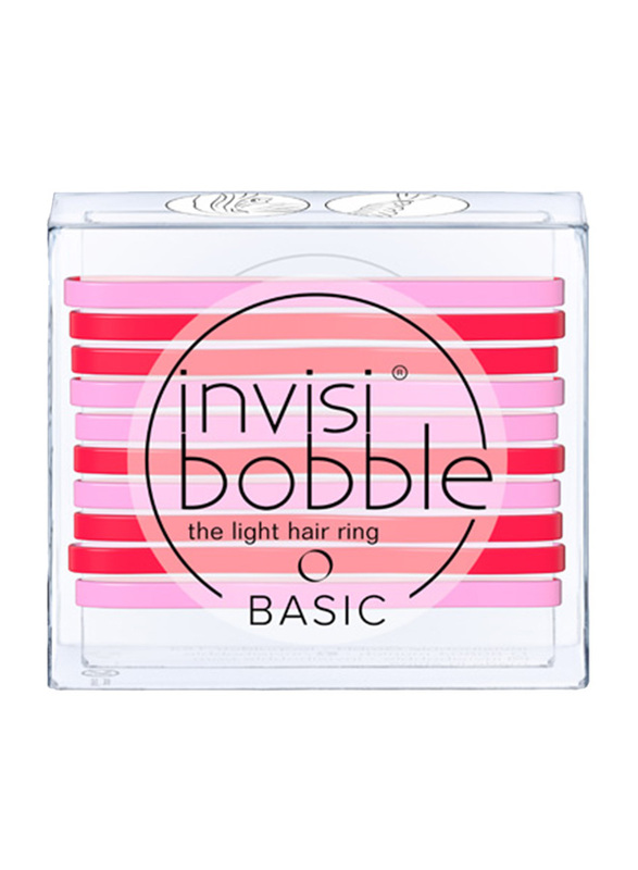 Invisibobble Basic Light Hair Ring, Jelly Twist, 10 Pieces