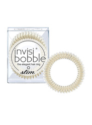 Invisibobble Slim Elegant Hair Ring, Stay Gold, 3 Pieces