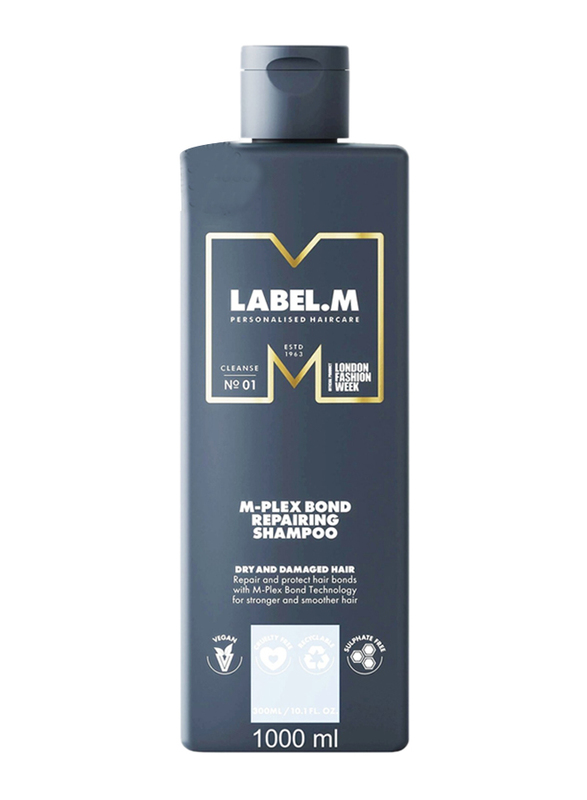 Label.M Plex Bond Repairing Shampoo for All Hair Type, 1000ml