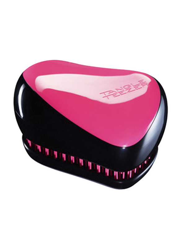 Tangle Teezer Compact Styler Hair Brush for All Hair Types, Pink Sizzle, 1 Piece