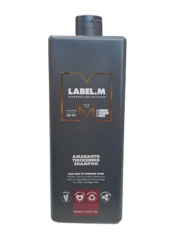 

Label.M Amaranth Thickening Shampoo for All Hair Type, 1000ml