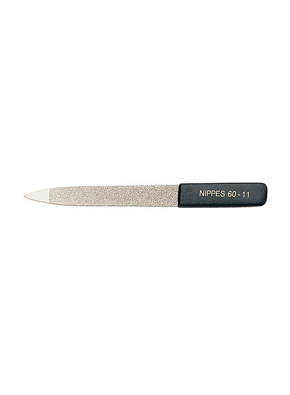 

Nippes Nail File, 13cm, 60, Black/Silver