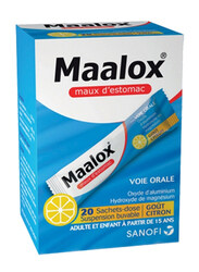 Maalox Lemon Flavour Solution, 20 Sachets