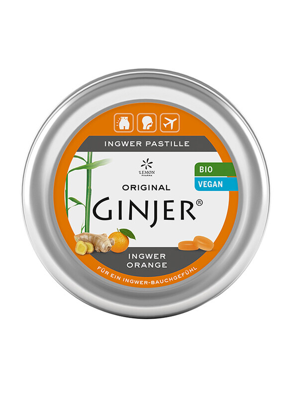 

Ginjer Organic Orange Pastille, 1 Piece