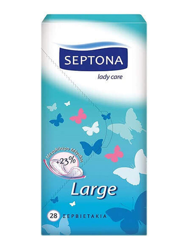 

Septona Panty Liners, Large, 28 Pieces