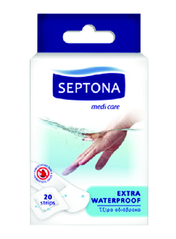 

Septona Extra Waterproof Plasters, 20 Strips