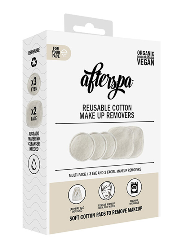 

After Spa AfterSpa Reusable Cotton Makeup Remover, Beige