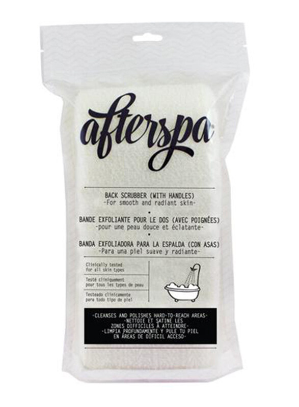 

AfterSpa Bath & Shower Back Scrubber, White