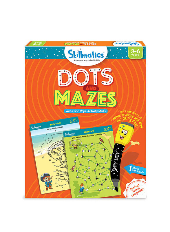 

Skillmatics Dots and Mazes, Learning & Education Toy, Ages 3+, Multicolour