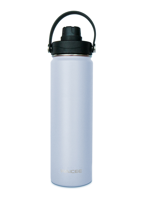 Waicee 0.65 Ltr Stainless Steel Double Wall Water Bottle, Thistle Light Purple