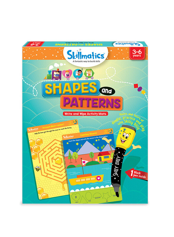 

Skillmatics Shapes and Patterns, Learning & Education Toy, Ages 3+, Multicolour