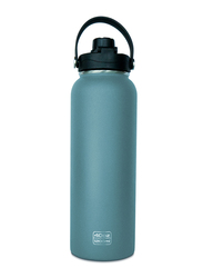 Waicee 1.2 Ltr Stainless Steel Double Wall Water Bottle, Charcoal Blue