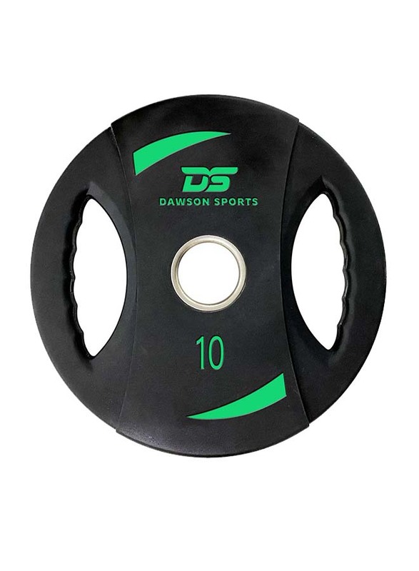 Dawson Sports TPU Weight Plates, Black, 2 x 10KG