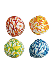 Dawson Sports 3.5" Neoprene Beach Splash Ball, Set of 4, Multicolour