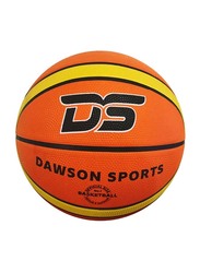 Dawson Sports Rubber Basketball, Size 7, Yellow/Brown