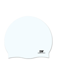 Dawson Sports Junior Silicone Swim Cap, White