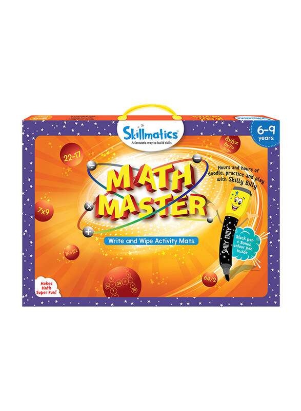 

Skillmatics Math Master, Learning & Education Toy, Ages 6+, Multicolour
