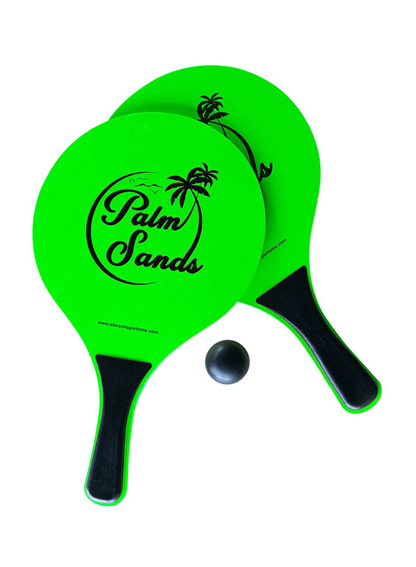 Dawson Sports Palm Sands MDF Paddle Set with Ball, Green