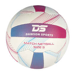 Dawson Sports Match Netball, Size 4, Blue/White