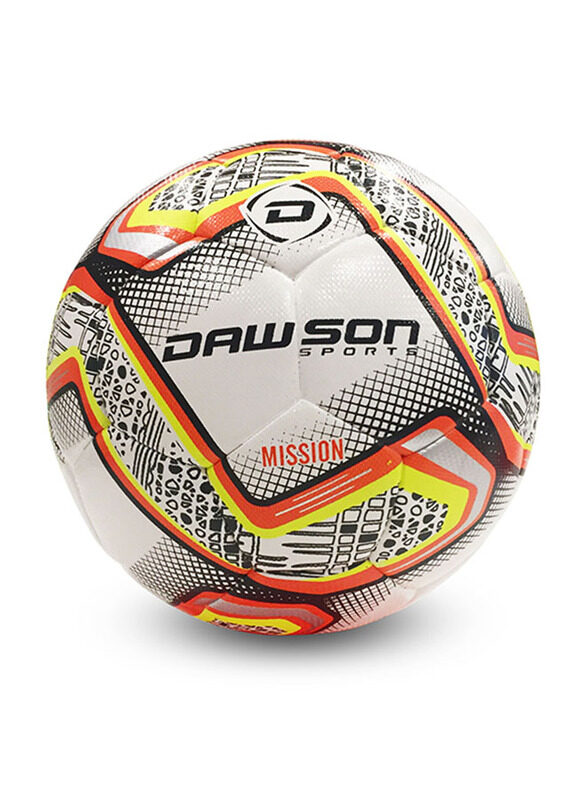 

Dawson Sports Mission Football, Size 4, Yellow/White