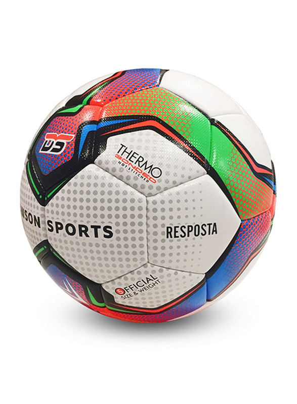 Dawson Sports Resposta Football, Size 5, Multicolor