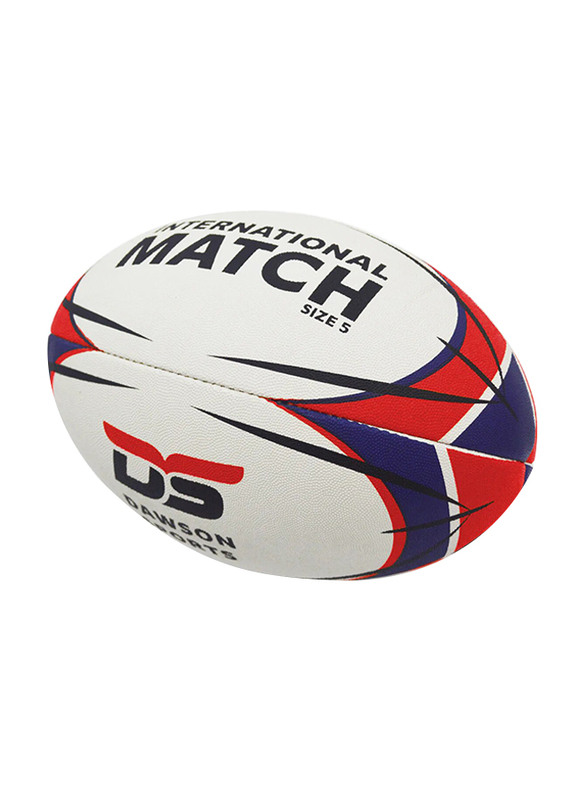 Dawson Sports Size-4 International Rugby Ball, Multicolour