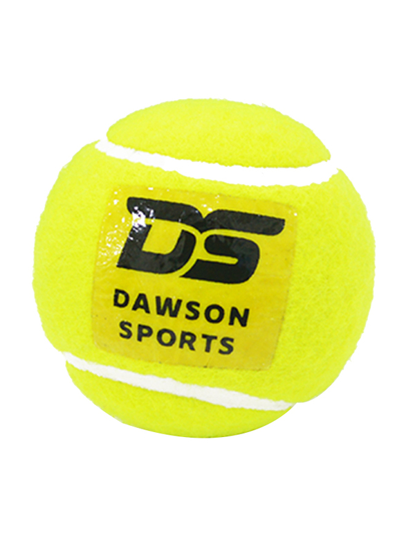 Dawson Sports EA Hard Tennis Cricket Ball, Yellow