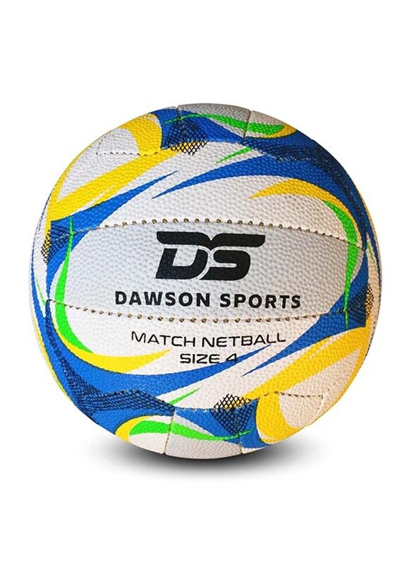 

Dawson Sports Match Netball, Size 4, Blue/White