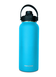 Waicee 1.0 Ltr Stainless Steel Double Wall Water Bottle, Ceru Blue
