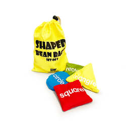 Dawson Sports Shaped Bean Bags, 12 Pieces, Multicolor