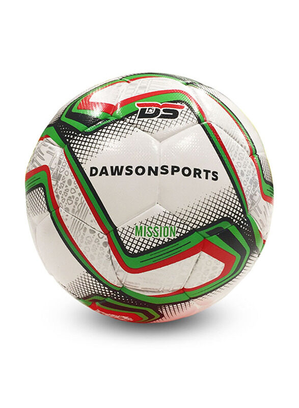 

Dawson Sports Mission Football, Size 3, Green/White