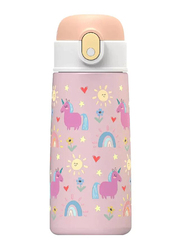 Waicee Kids Water Bottle, 480ml, Pink Unicorn