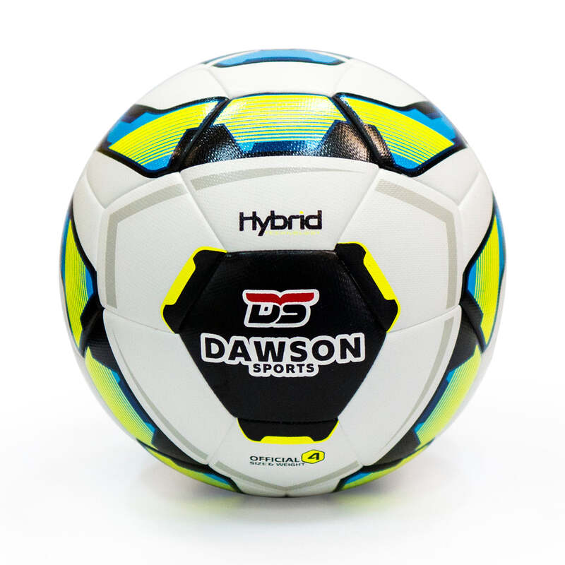 Dawson Sports Mission Football, Size 4, Yellow/White