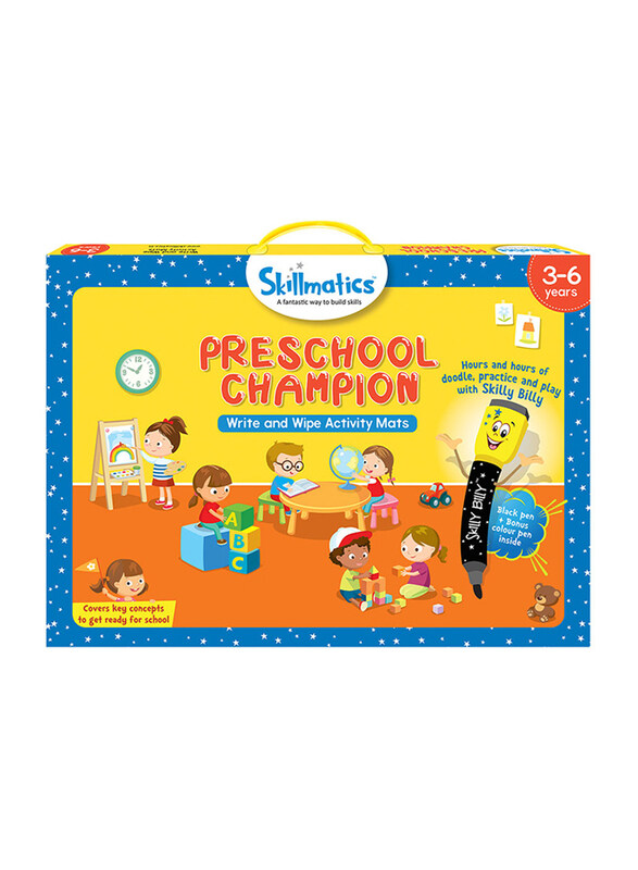 

Skillmatics Preschool Champion, Learning & Education Toy, Ages 3+, Multicolour