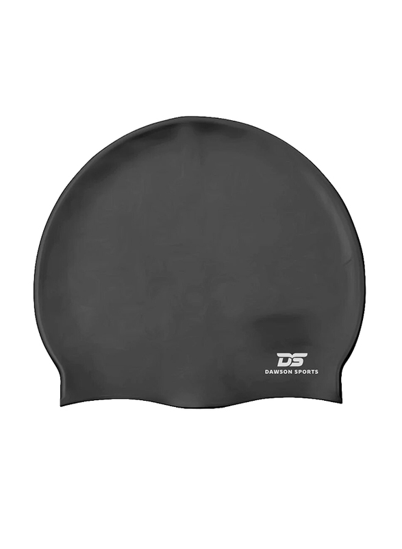 Dawson Sports Junior Silicone Swim Cap, Black