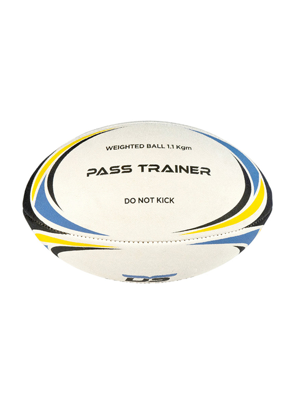 Dawson Sports Size 5 Pass Developers Rugby Ball, Multicolour