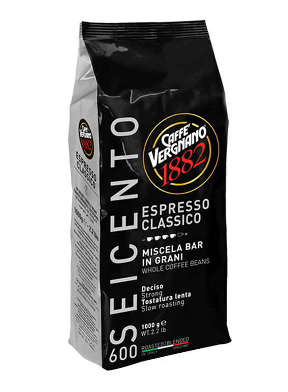 Caffe Vergnano Espresso Classico 600 Coffee Beans, 1 Kg