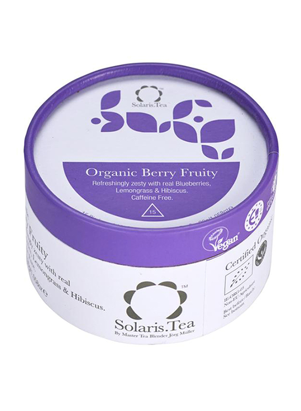 Solaris Tea Berry Fruity Organic Pyramid Teabags, 15 x 2g