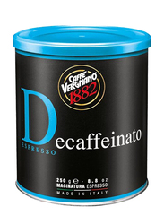 Caffe Vergnano Decaffeinated Ground Coffee, 250g