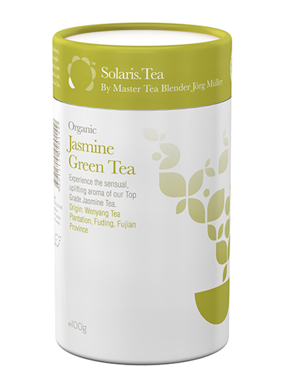 

Solaris Tea Jasmine Green Tea Organic Loose Leaf Tea, 100g