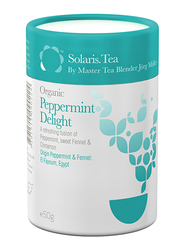 Solaris Tea Peppermint Delight Organic Loose Leaf Tea, 50g