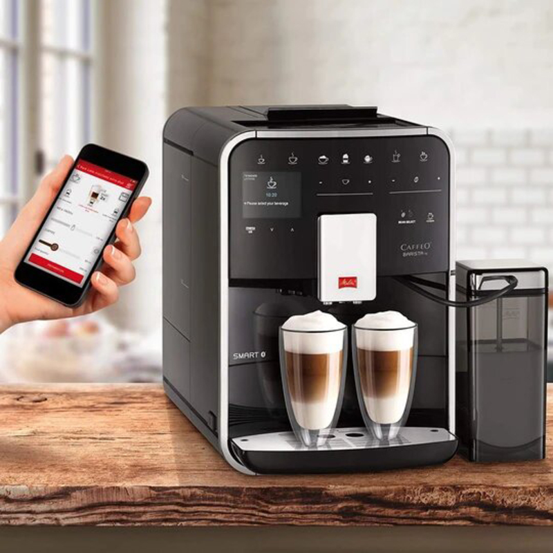 Melitta 1.8L Barista TS Smart Espresso Coffee Machine, 1450W, F85/0-102, Black