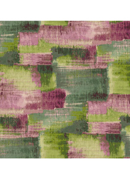 Wallquest Villa Flora Squares Pattern Wallpaper, 10 x 0.53 Meter, Green/Purple