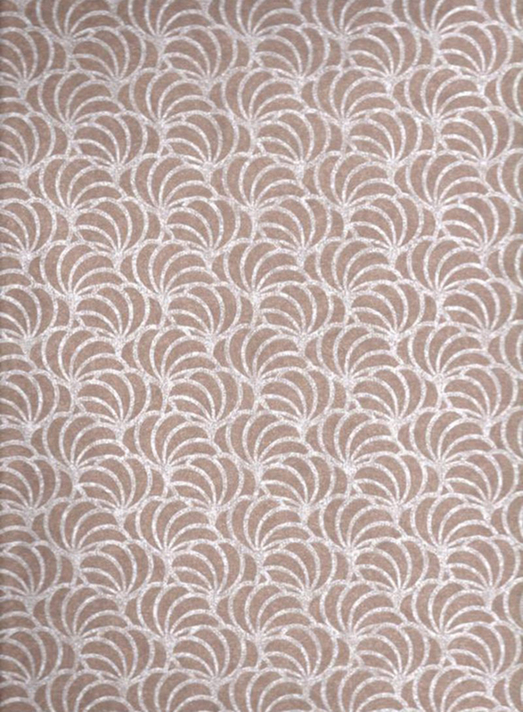 ID-Art Curves Mystique Wall Covering, 0.53 x 10 Meter, Brown/Silver