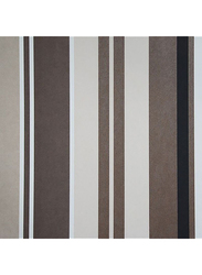 ID-Art Stripes Mystique Wall Covering, 10 x 0.53 Meter, Brown/Beige