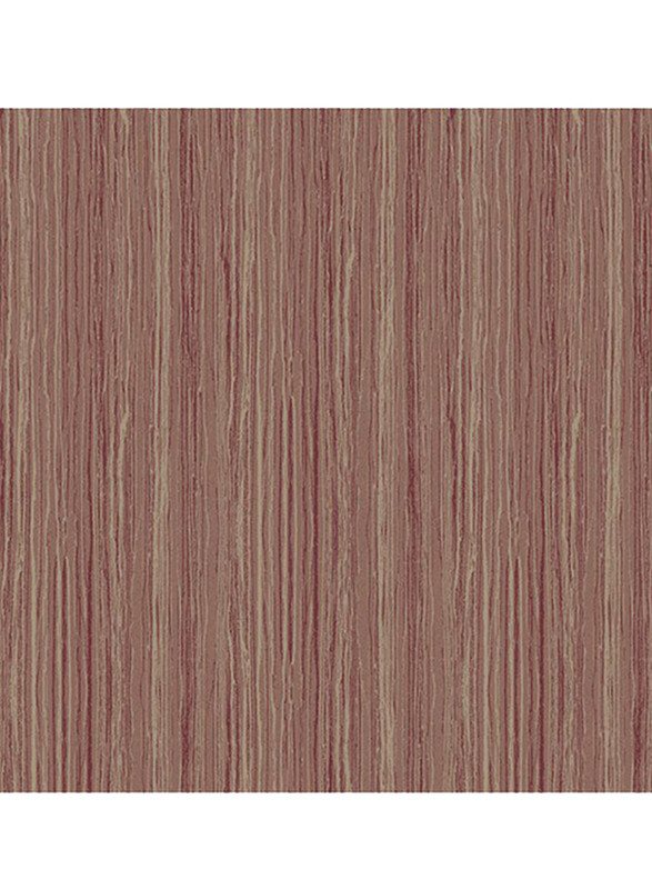 Wallquest Serafina Striped Printed Wallpaper, 0.53 x 10 Meter, Brown/Purple