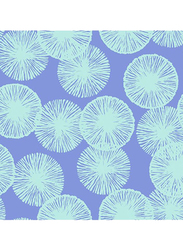Wallquest Soleil Circles Pattern Wallpaper, 0.52 x 10 Meter, Blue/Purple