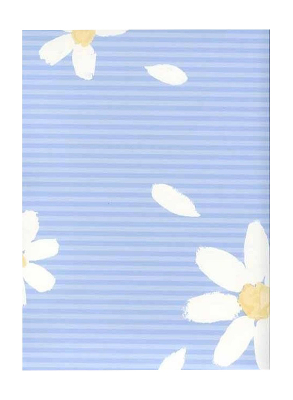 Wallquest Pajama Party Daisy Printed Wallpaper, 10 x 0.53 Meter, Blue/White/Yellow